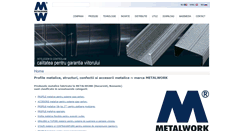 Desktop Screenshot of metalwork.ro