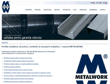 Tablet Screenshot of metalwork.ro